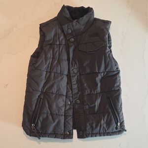The North Face Kids Charcoal Puffer Vest